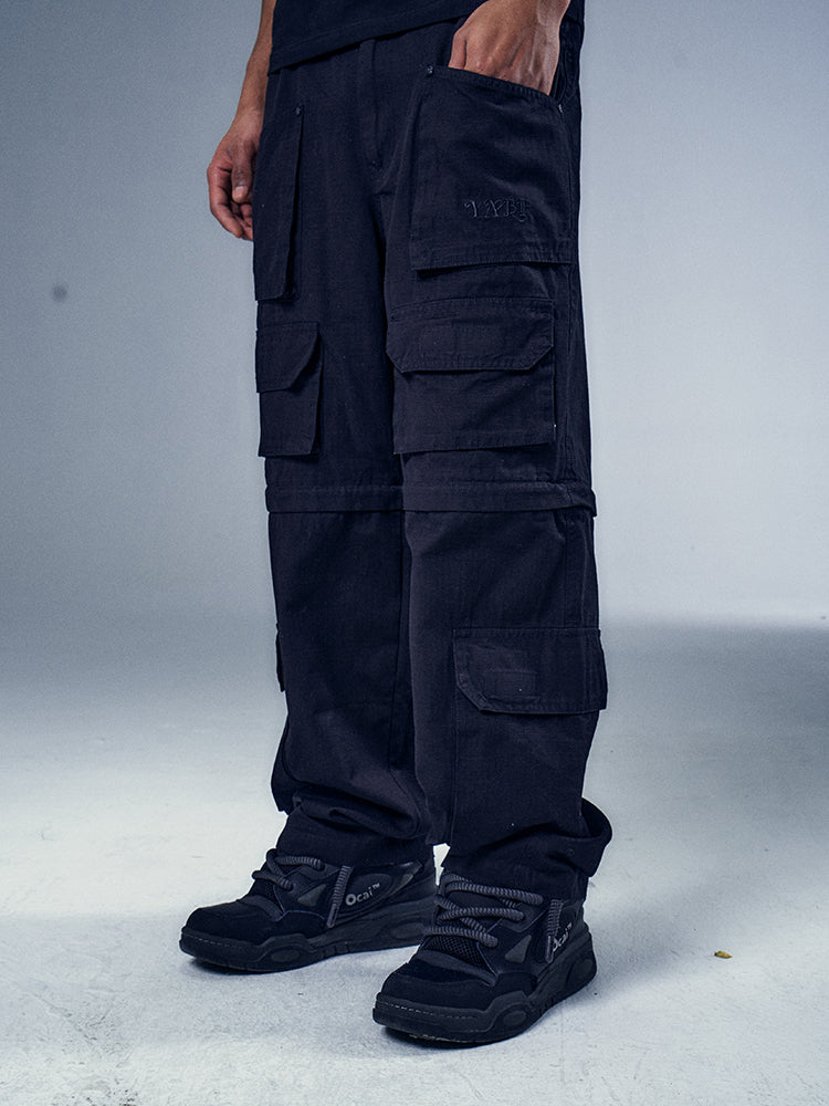 YADcrew x BIPOLAR Multi Pocket Two Wear Detachable Cargo Pants
