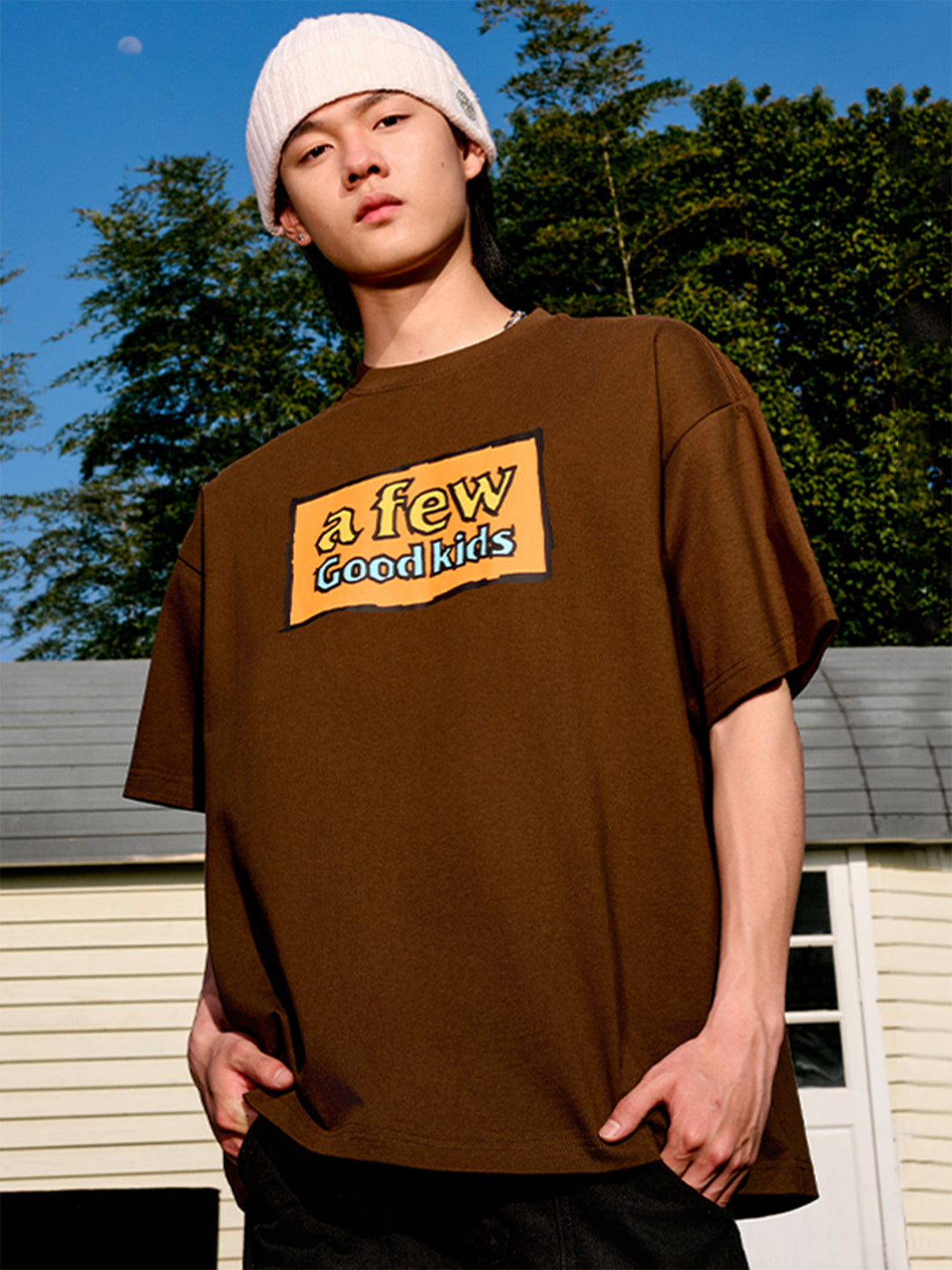 AFGK Graffiti Printing Logo Tee