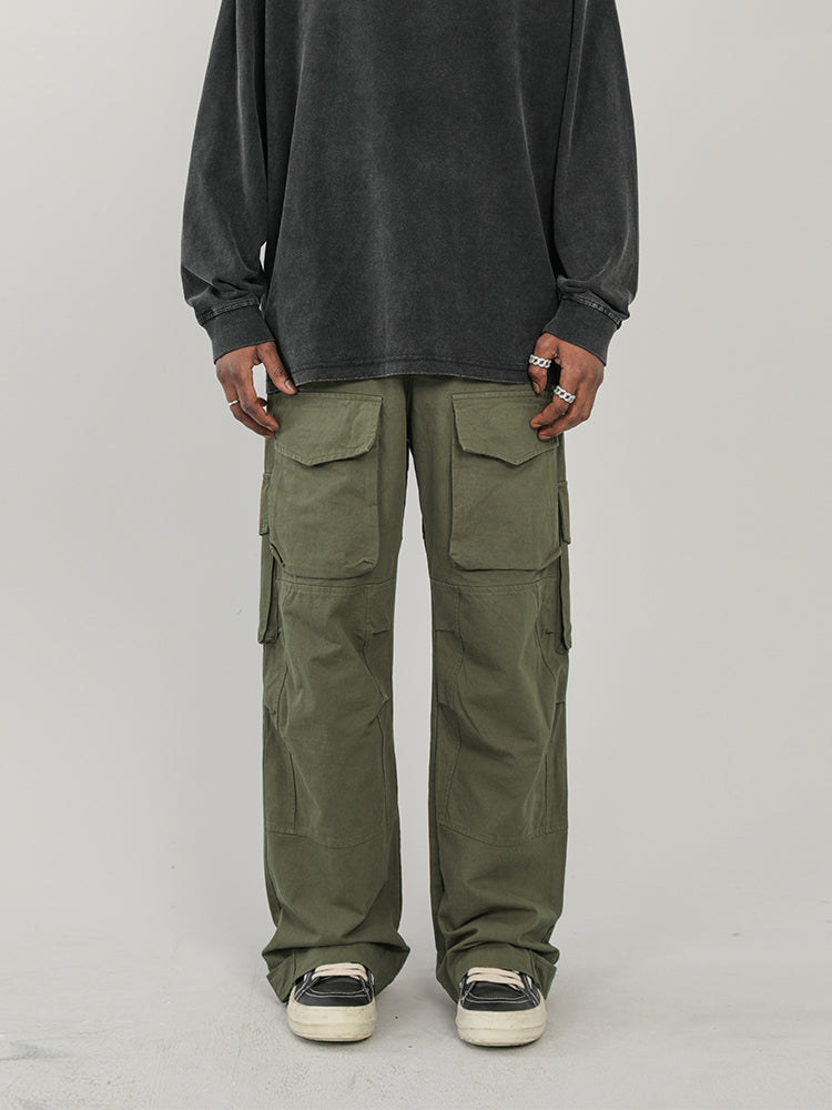 F3F Select Functional Multi Pocket Wide Leg Work Cargo Pants