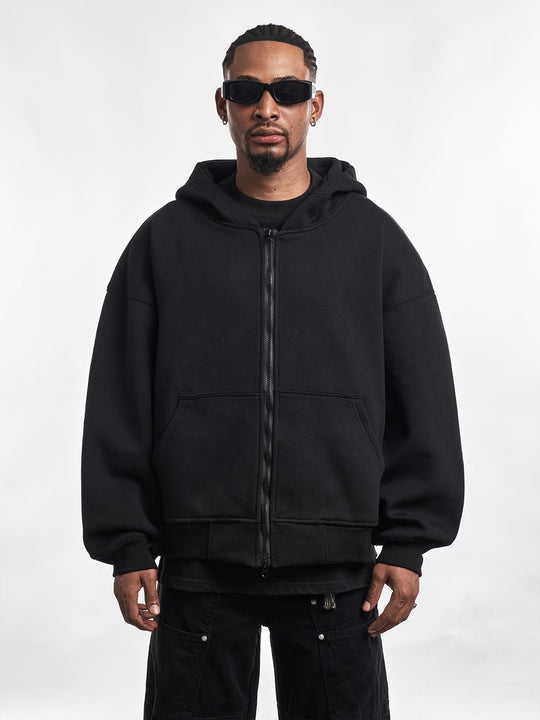 F3F Select Basic Oversize Zip Up Hoodie | Face 3 Face