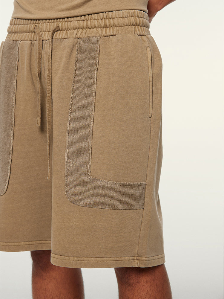 F3F Select Washed & Old Patchwork Short Sweatpants