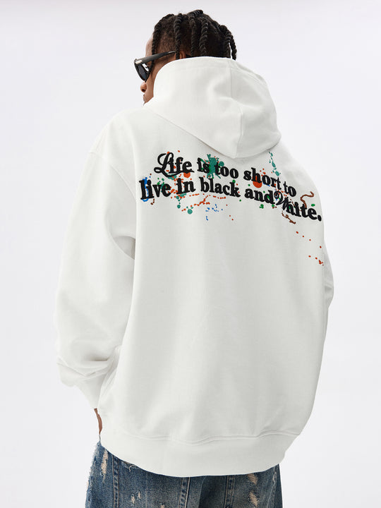 MEDM Embroidery Splash Ink Hoodie