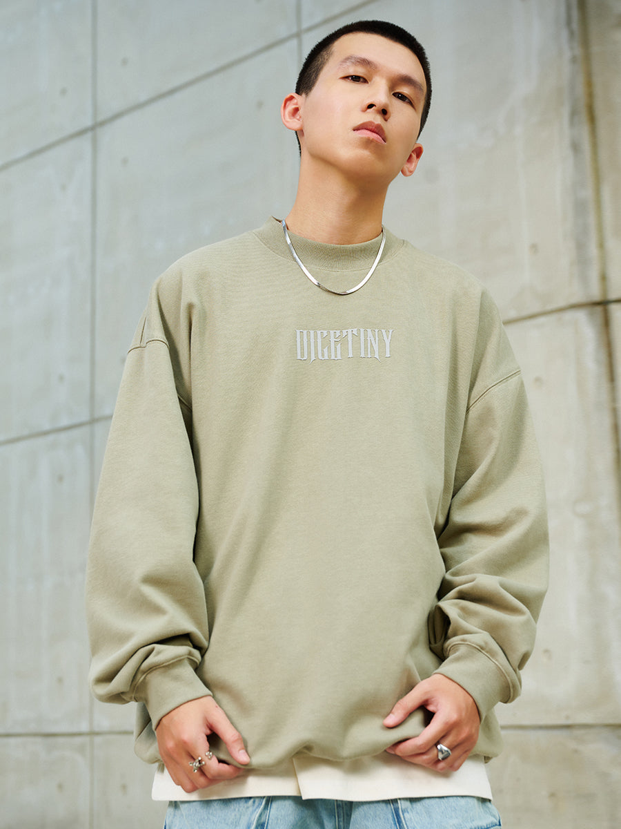 DICETINY Basic Logo Printed Sweatshirt | Face 3 Face
