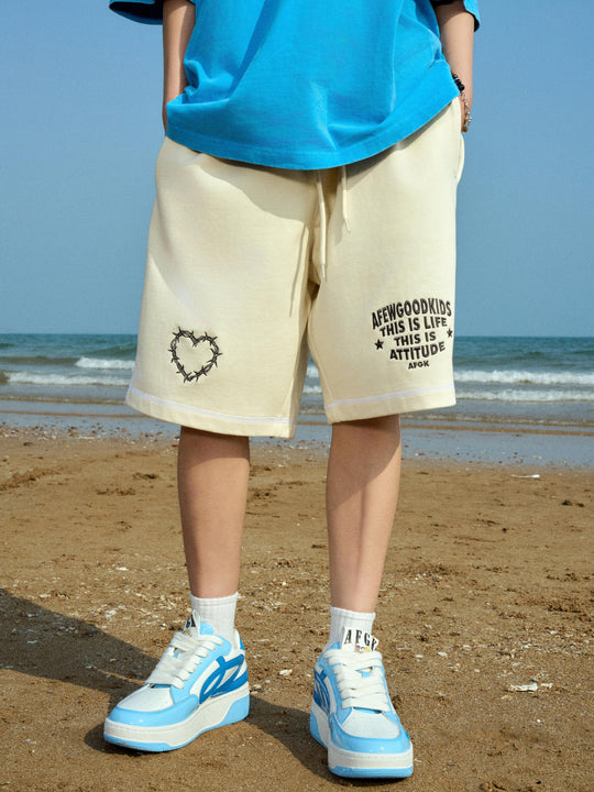 AFGK Bright Line Sweat Shorts
