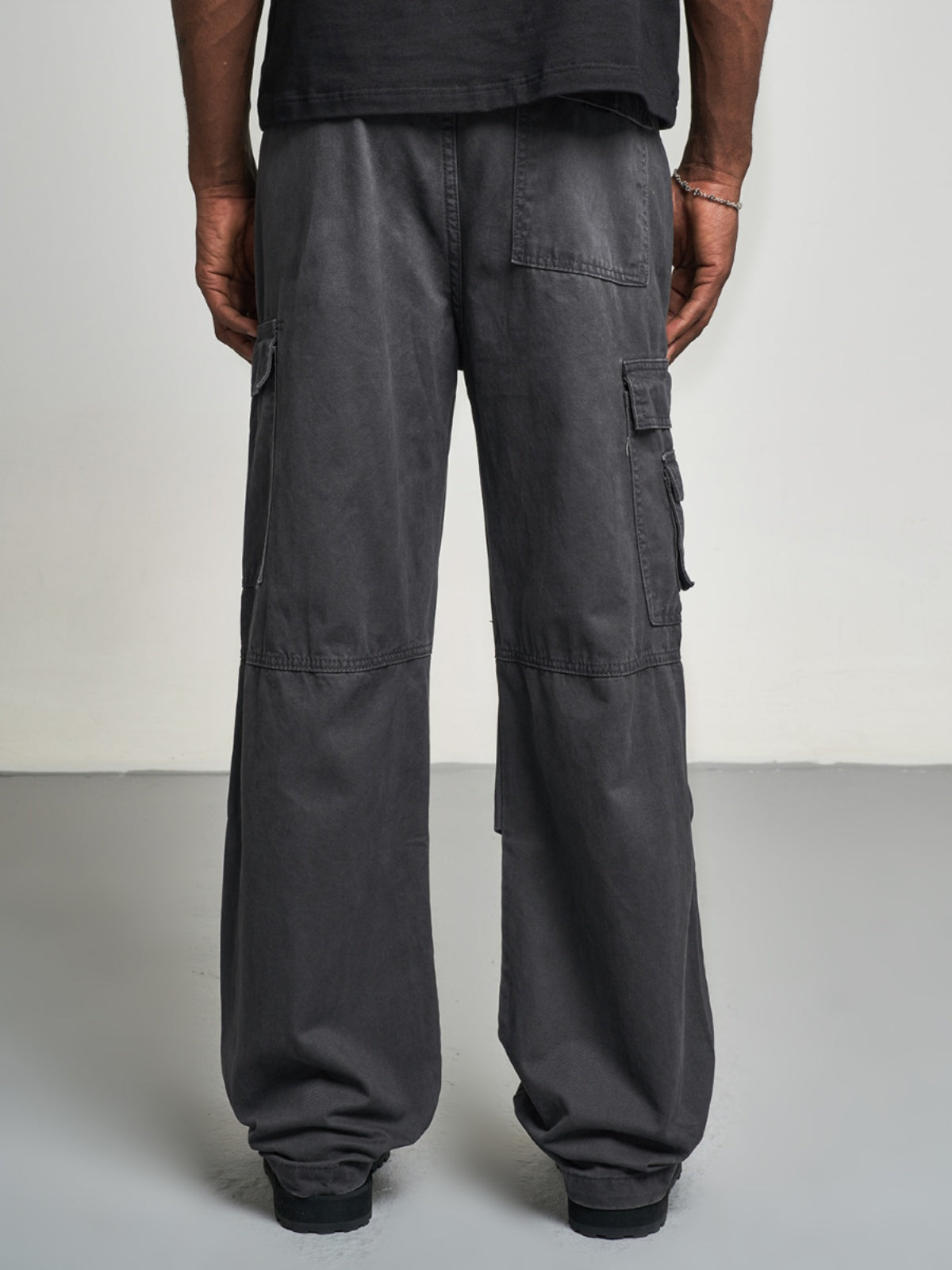 F3F Select Washed Pleated Multi Pocket Cargo Pants | Face 3 Face