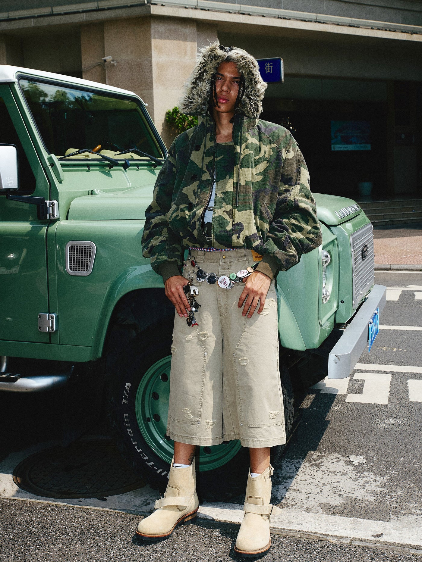 STEEPC Green Camouflage N2B Military Jacket | Face 3 Face