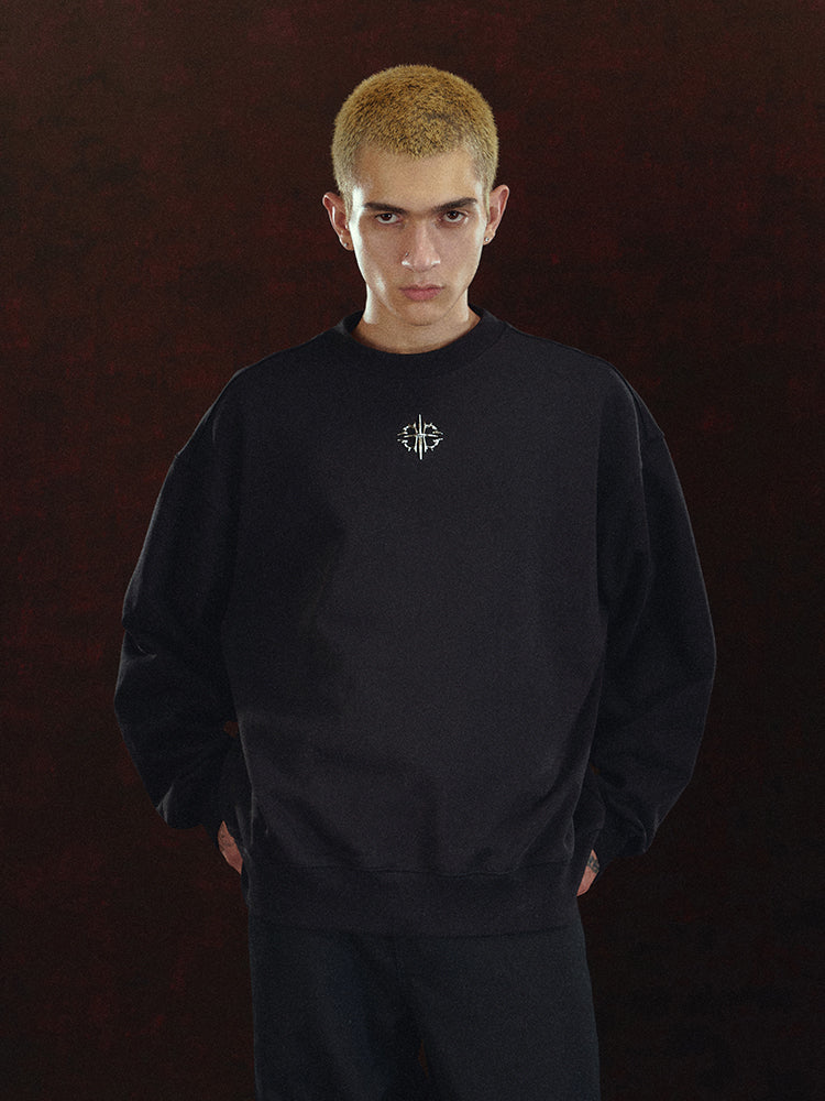 DICETINY Metal Logo Basic Sweatshirt | Face 3 Face