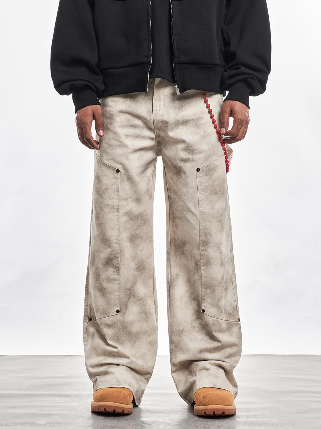 F3F Select Tie Dye Baggy Double Knee Pants | Face 3 Face