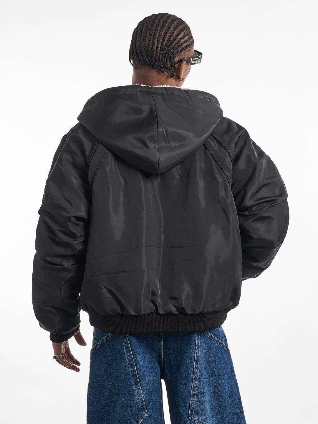 F3F Select Reversible Sherpa Fleece Hooded Jacket | Face 3 Face
