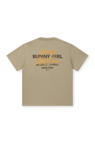 DICETINY Bunny Girl Letter Print Tee | Face 3 Face