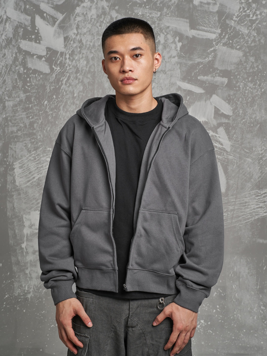 F3F Select Basic Zip Up Hoodie | Face 3 Face