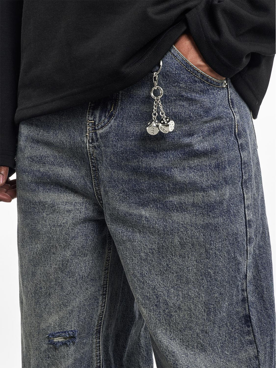 F3F Select Holes Faded Distressed Jeans | Face 3 Face