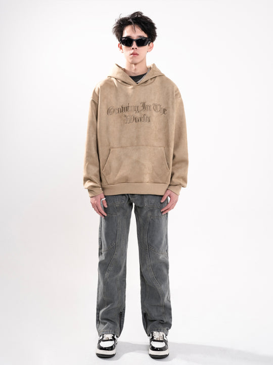 F3F Select Side Deconstruction Leg Zipper Design Jeans