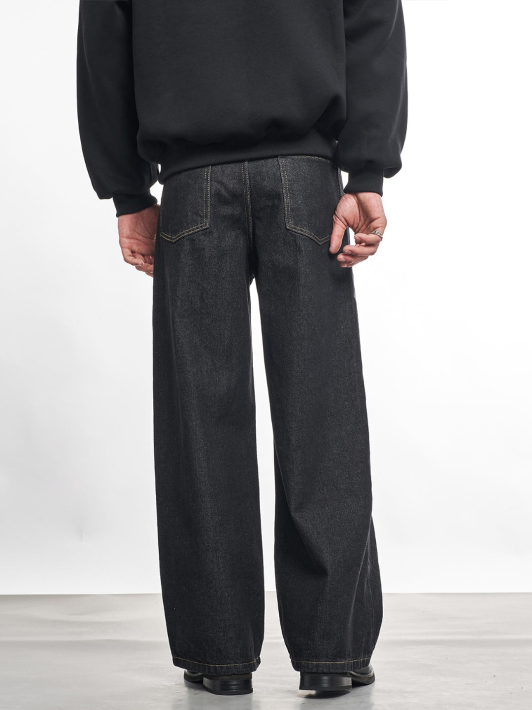 F3F Select Drawstring Belt Patch Pocket Jeans | Face 3 Face