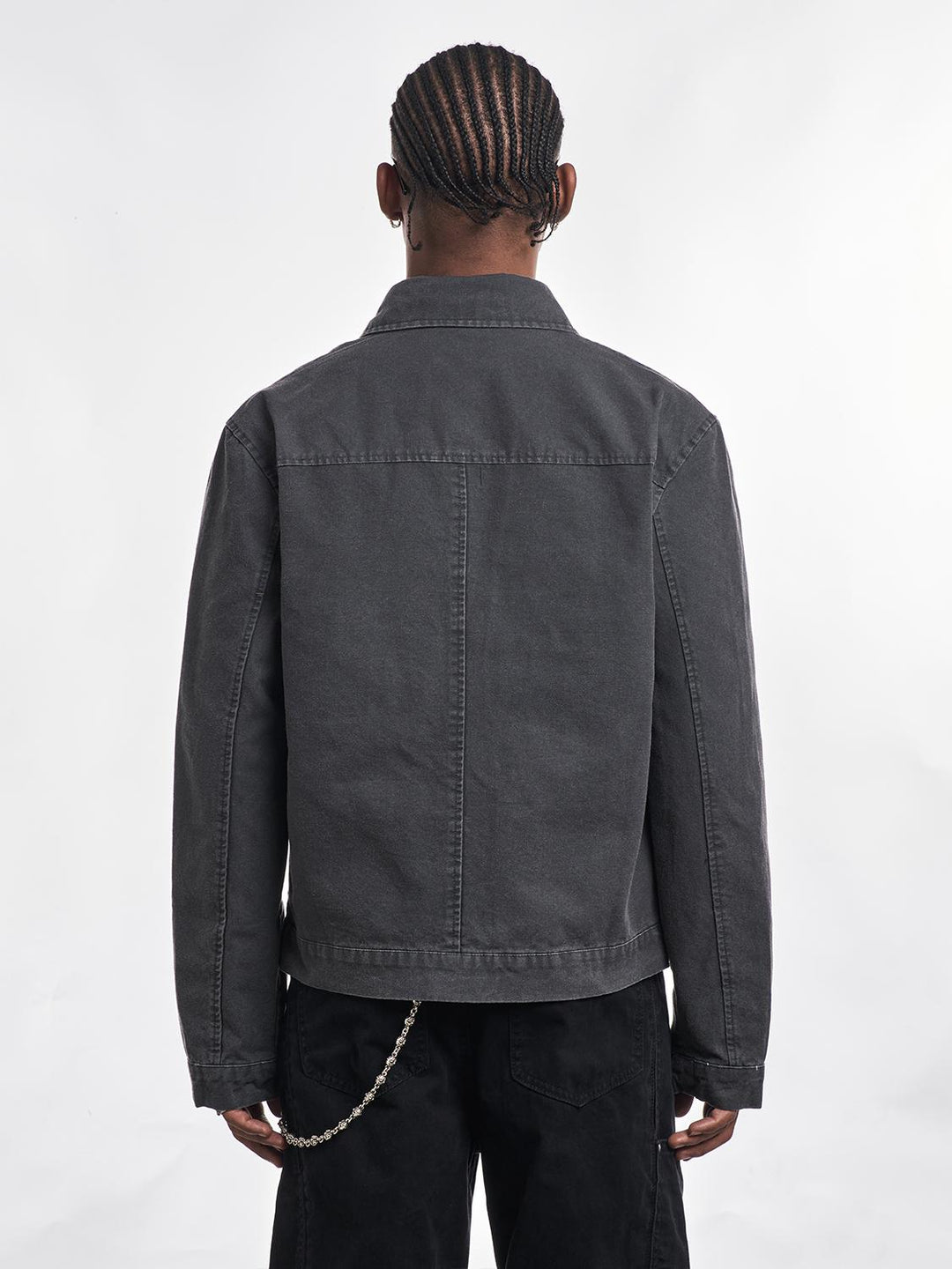 F3F Select Washed Work Denim Short Jacket | Face 3 Face