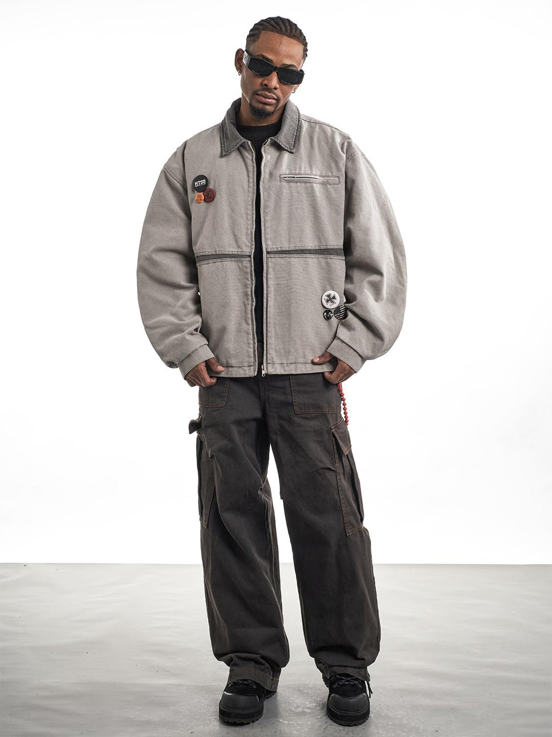 F3F Select Washed Denim Work Jacket | Face 3 Face