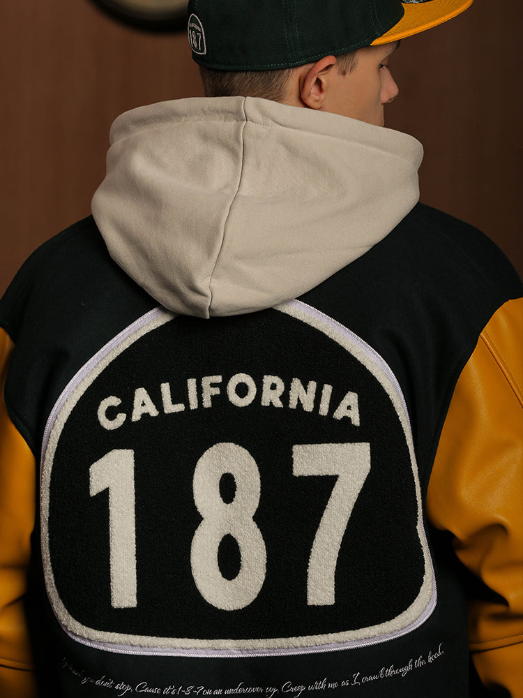 UNTILWERICH CALIFORNIA 187 Baseball Jacket | Face 3 Face