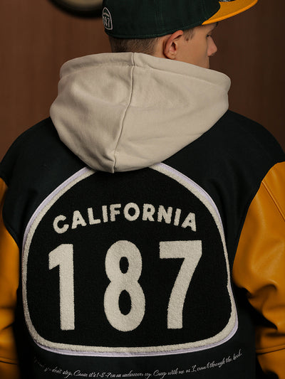 UNTILWERICH CALIFORNIA 187 Baseball Jacket | Face 3 Face