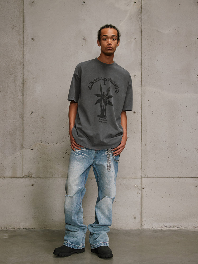 ANTIDOTE Dr. Beak Printed Vintage Washed Tee