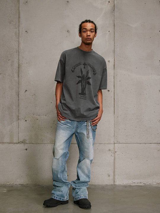 ANTIDOTE Dr. Beak Printed Vintage Washed Tee