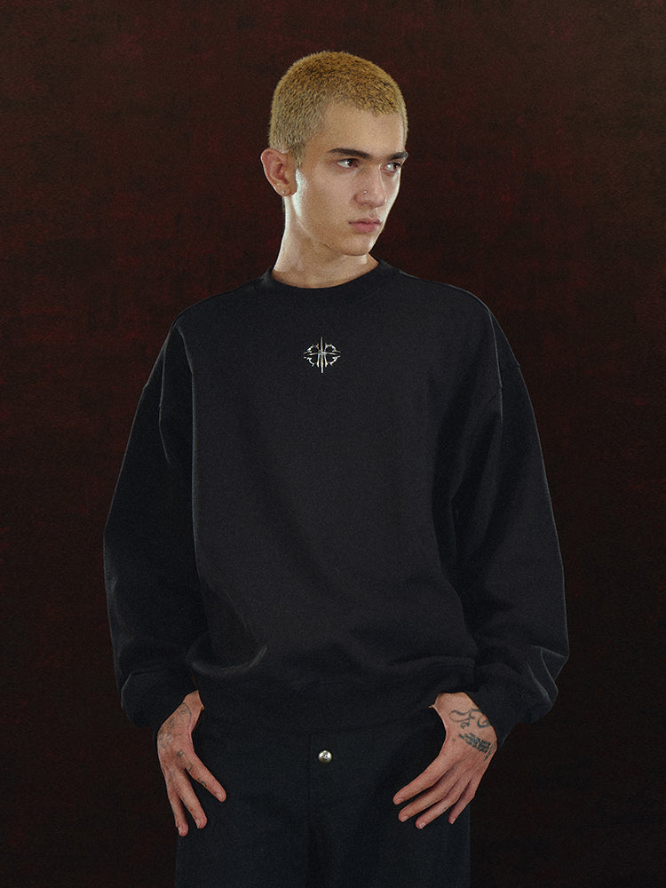 DICETINY Metal Logo Basic Sweatshirt | Face 3 Face