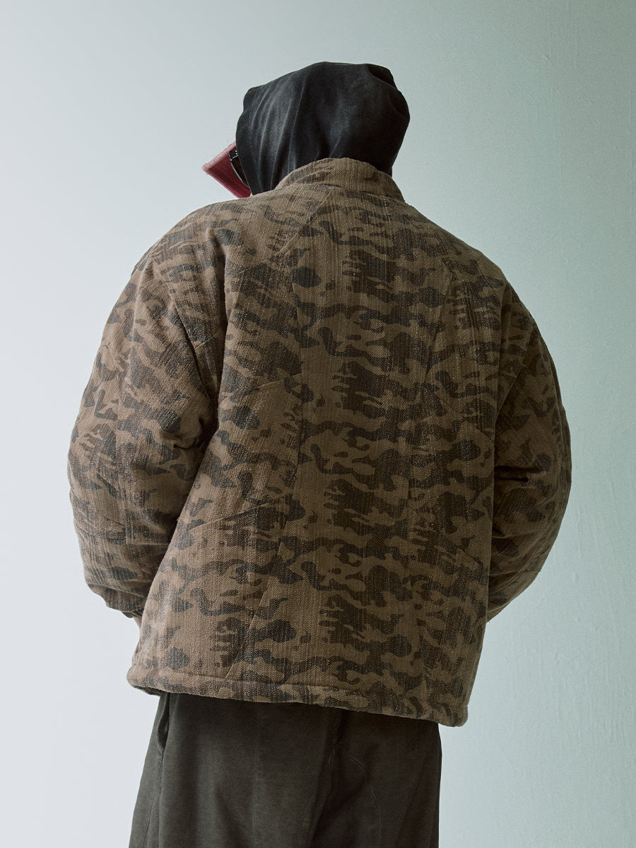 F2CE Washed Camouflage Quilted Lining Work Jacket | Face 3 Face