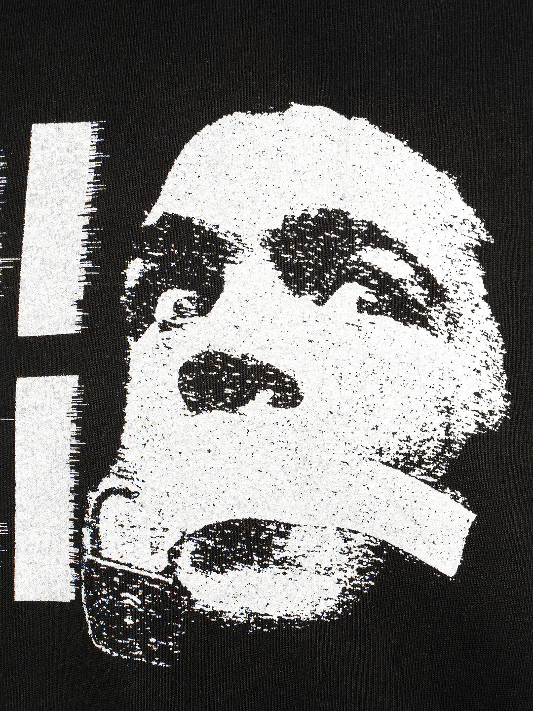 EVILKNIGHT(EK) Tagline Vintage Portrait Printed Tee