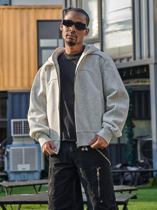 F3F Select Deconstructed Zip Up Hoodie | Face 3 Face