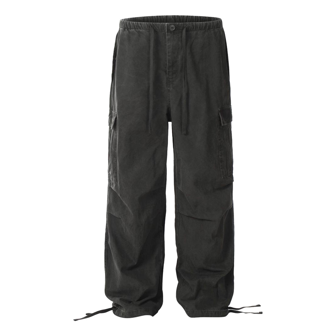 F3F Select Drawstring Large Pockets Baggy Cargo Pants | Face 3 Face