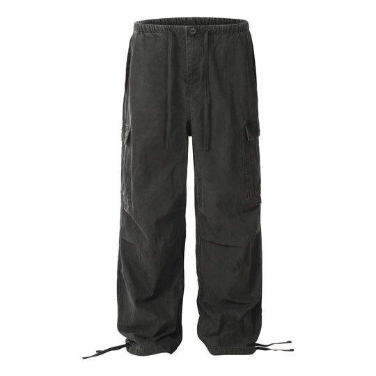 F3F Select Drawstring Large Pockets Baggy Cargo Pants | Face 3 Face