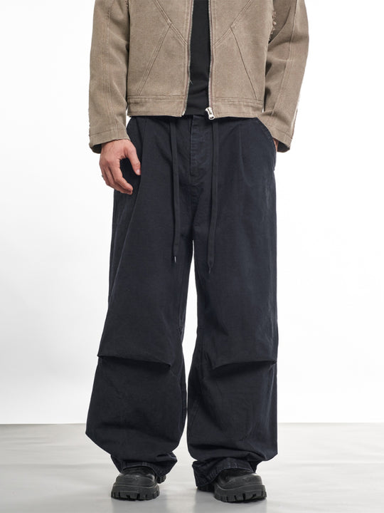 F3F Select Drawstring Ripstop Parachute Baggy Pants | Face 3 Face