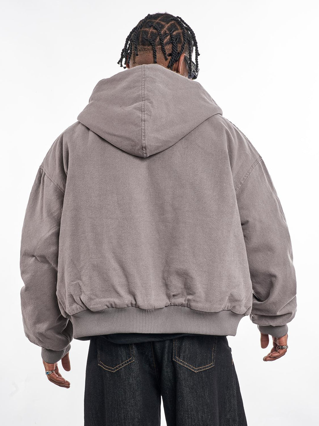 F3F Select Shaggy Fleece Lining Hoodie Work Jacket | Face 3 Face