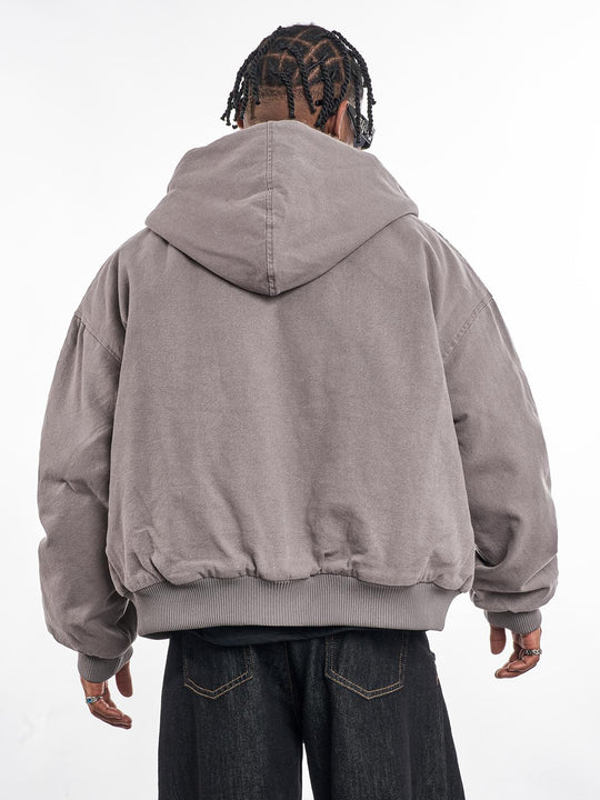 F3F Select Shaggy Fleece Lining Hoodie Work Jacket | Face 3 Face