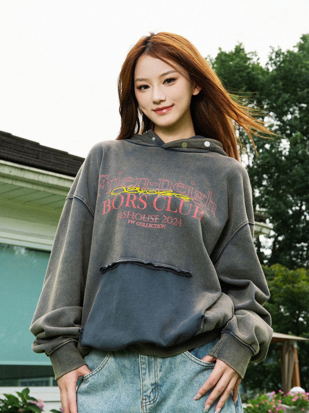 S45 Washed Aging Hoodie | Face 3 Face