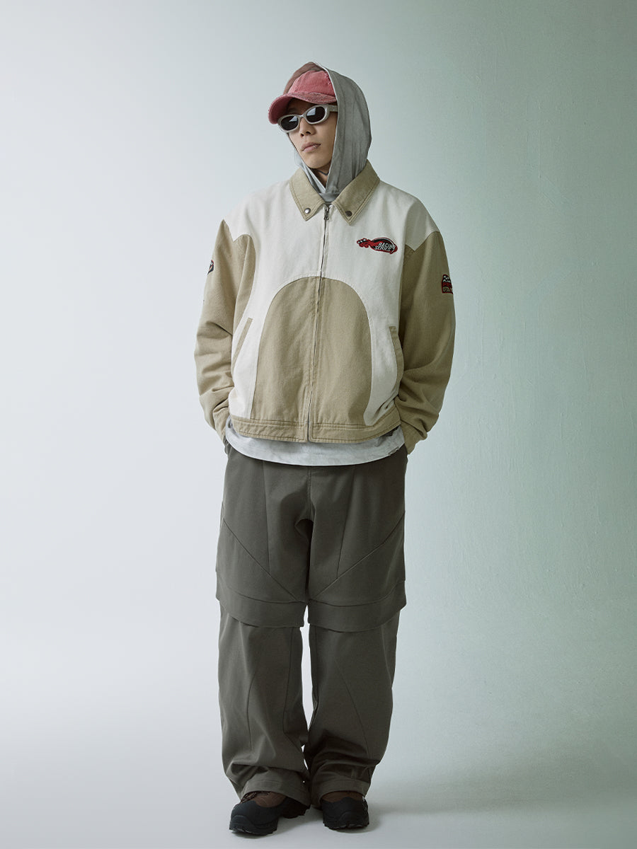 F2CE Split Stitching Functional Work Baggy Pants | Face 3 Face