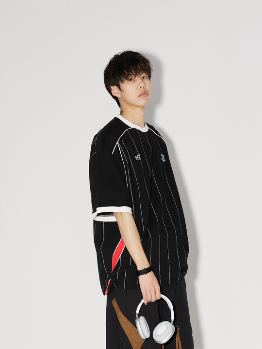 XONLIFE Striped soccer jersey Tee | Face 3 Face