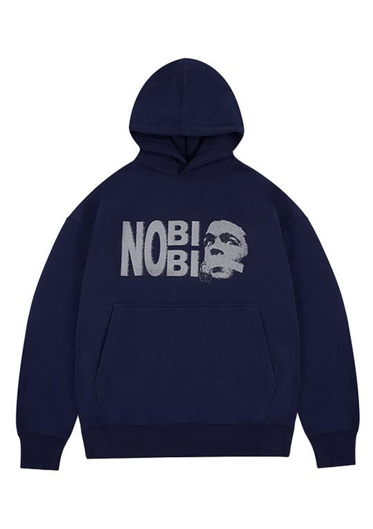 EVILKNIGHT(EK) NOBIBI Slogan Printing Hoodie | Face 3 Face