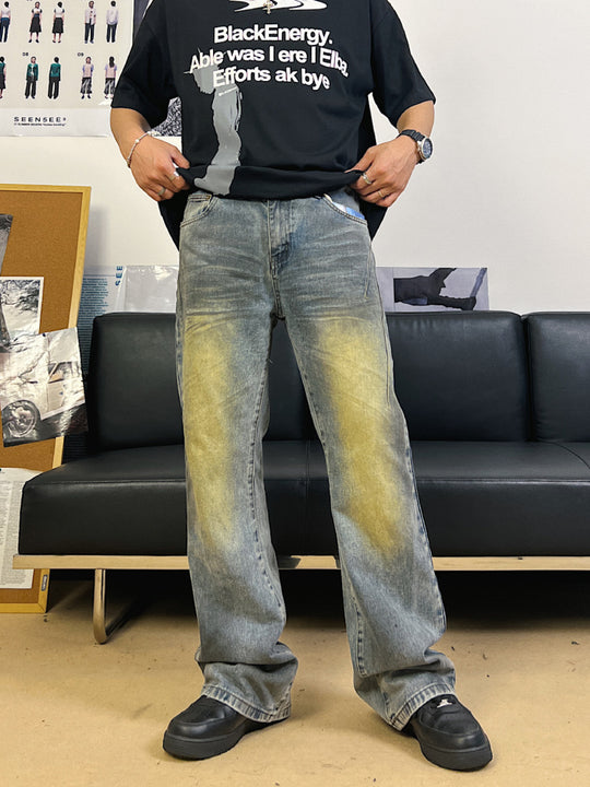 F3F Select Dirty Dyed Denim Jeans