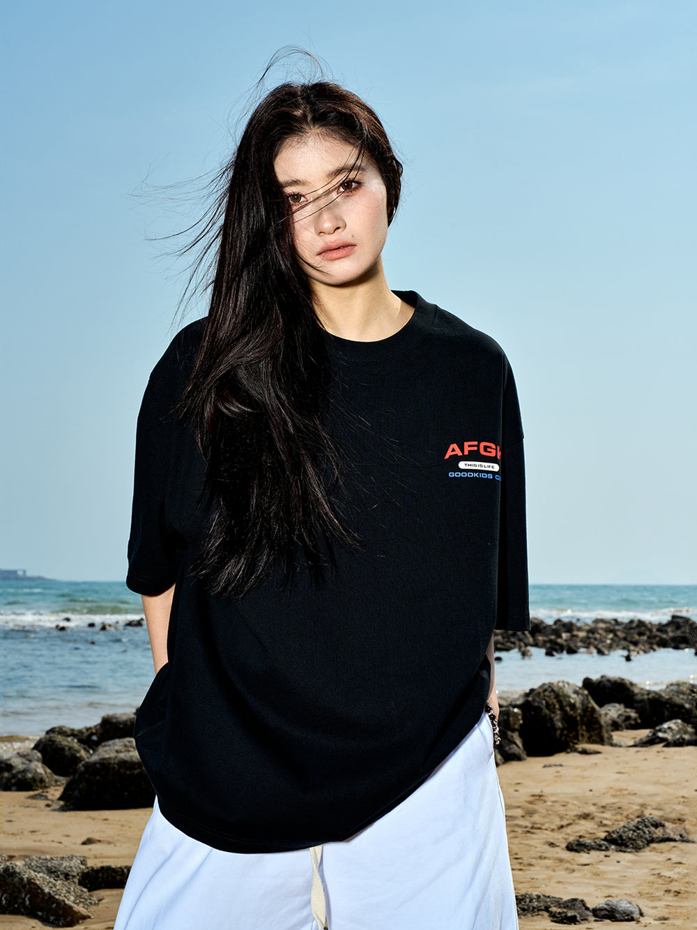 AFGK Letters Logo Printing Tee