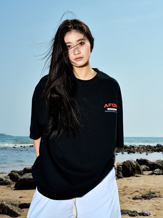 AFGK Letters Logo Printing Tee