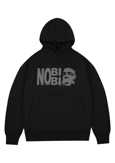 EVILKNIGHT(EK) NOBIBI Slogan Printing Hoodie | Face 3 Face