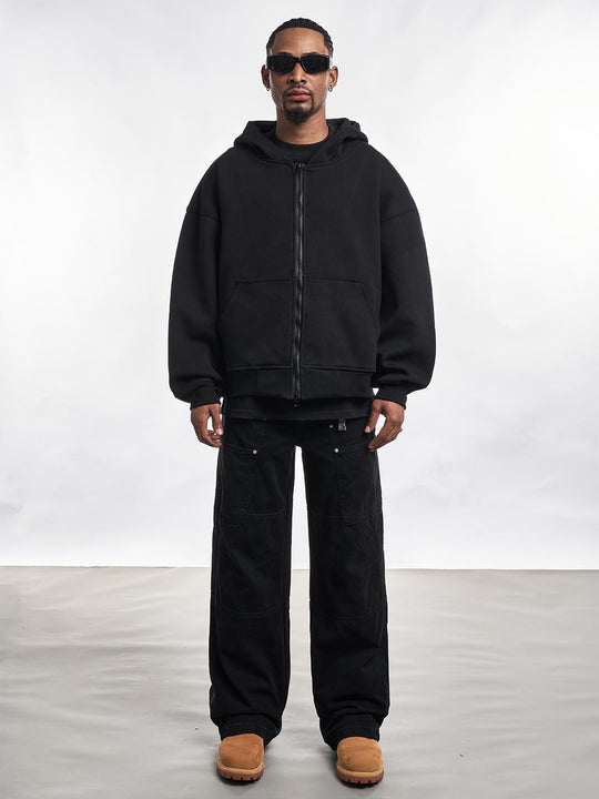 F3F Select Basic Oversize Zip Up Hoodie | Face 3 Face
