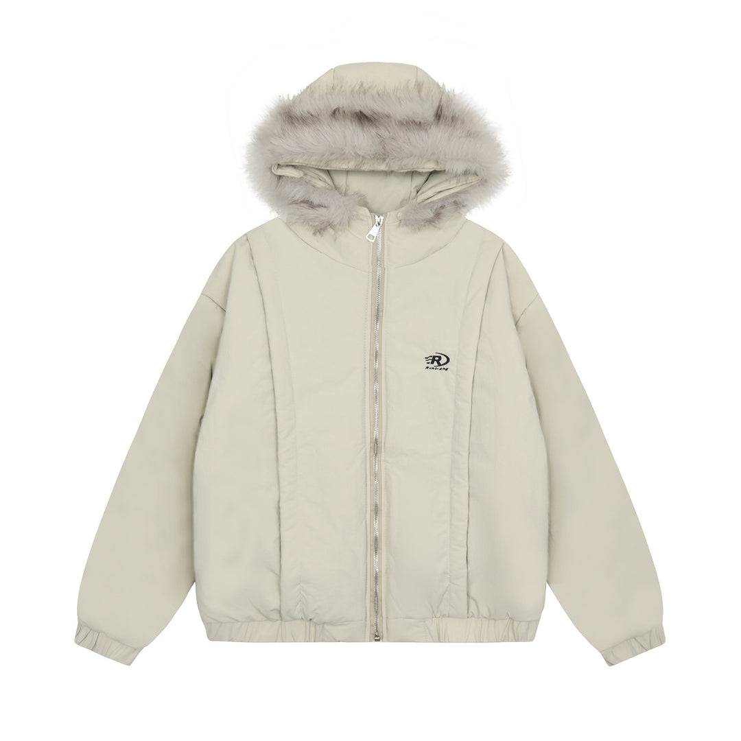 F3F Select Fur Hoodie Puffer Flight Jacket | Face 3 Face