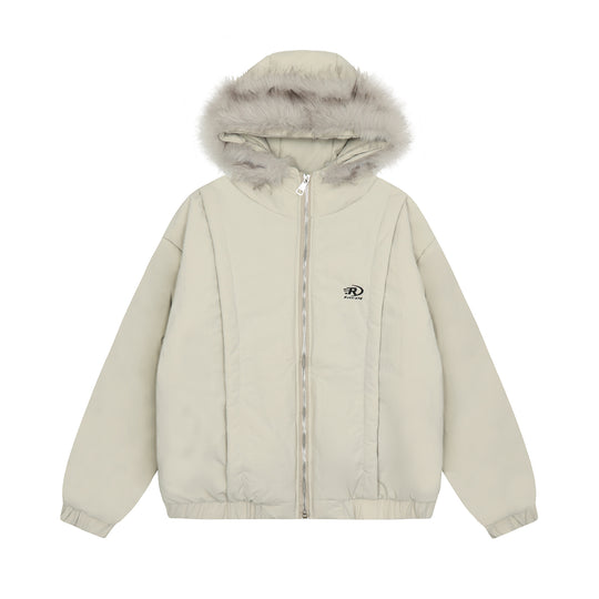 F3F Select Fur Hoodie Puffer Flight Jacket | Face 3 Face