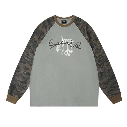 S45 Camouflage Raglan Long Sleeve Tee | Face 3 Face