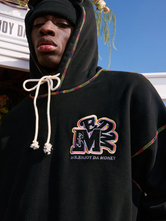 MEDM Rainbow Stitch Embroidery Hoodie