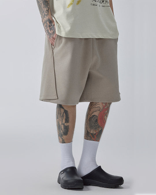 F2CE Deconstructed Embroidered Sweat Shorts | Face 3 Face