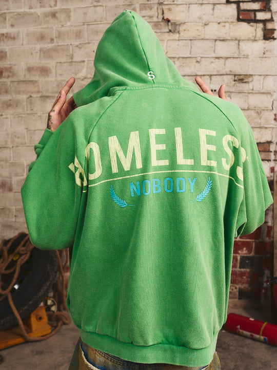 S45 Washed Flocking 3D Printed Zip Up Hoodie | Face 3 Face