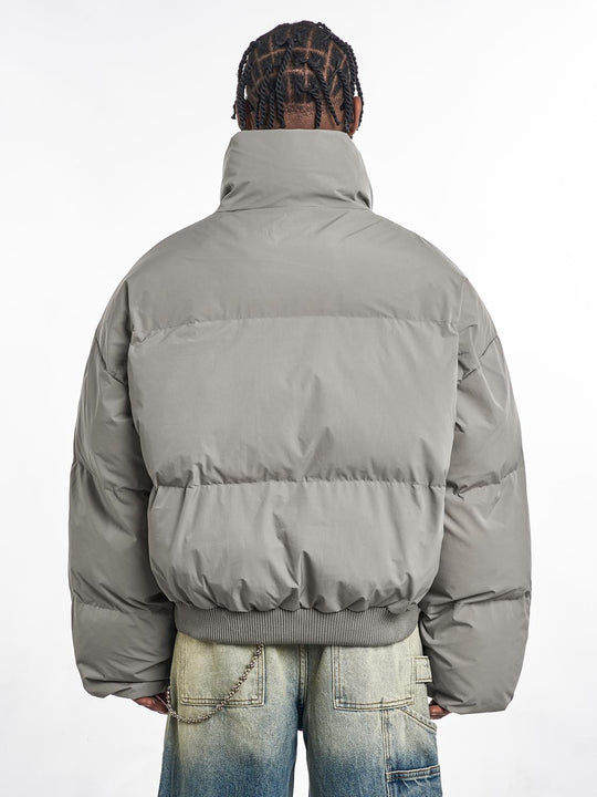 F3F Select Stand Up Collar Short Puffer Jacket | Face 3 Face