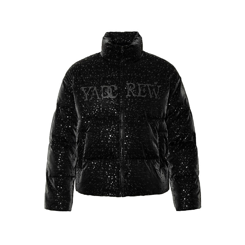 YADcrew 3D Water Bead Texture Puffer Jacket | Face 3 Face
